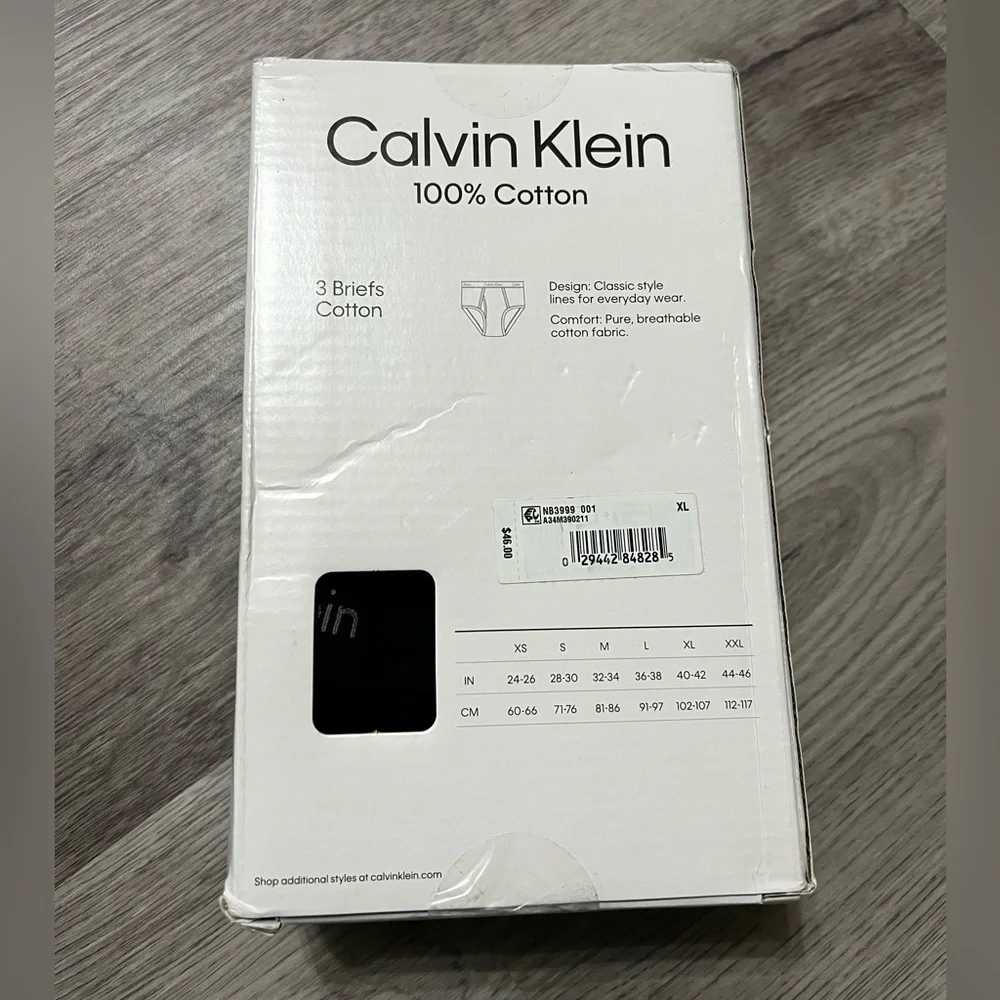 Calvin Klein briefs / 3 pair / size XL